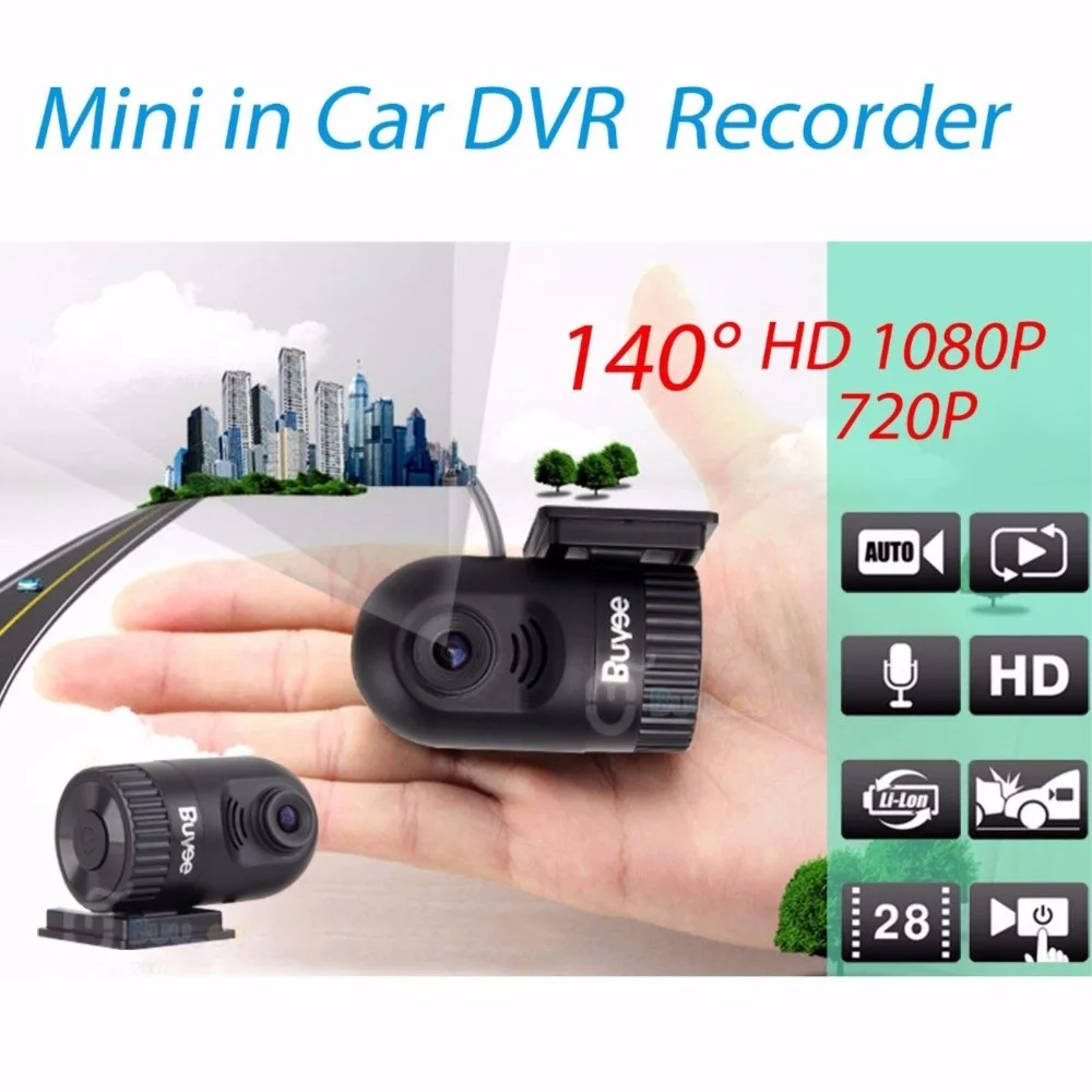 Buyee мини портативный автомобильный DVR видеорегистратор с разрешением full HD 1080 P