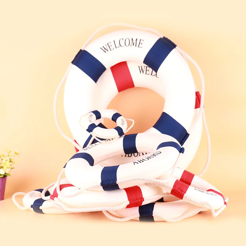 Crafts Lifesaving Ring Hanging Life Circle Mediterranean Style Home Wedding Christmas Decoration Decorative Buoy | Дом и сад