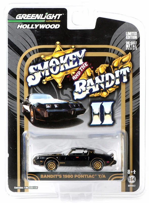 Зеленый светильник 1: 64 1980 Pontiac Транс АМ бутик сплав автомобиль игрушки для детей Детские игрушки модель подарок оригинальная коробка