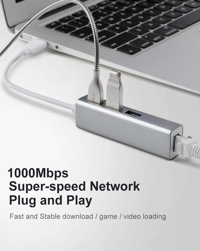 OFCCOM USB Ethernet USB 3,0 2,0 к RJ45 концентратор 10/100/1000 м Ethernet адаптер Сетевая карта USB Lan для Macbook Windows