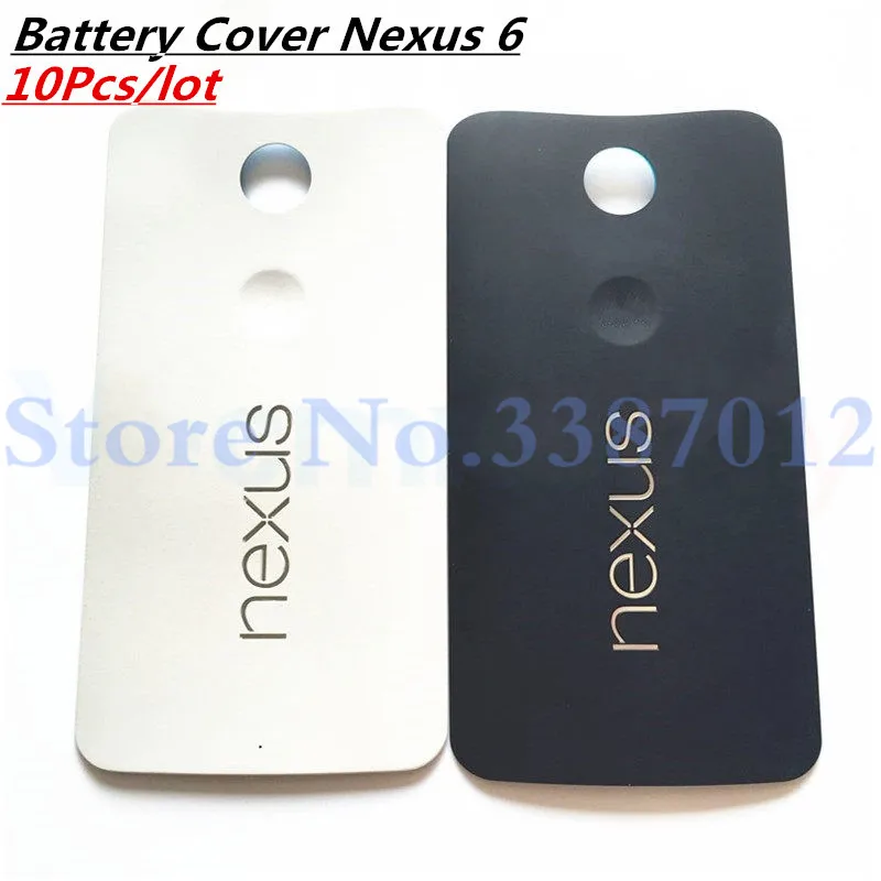 10 шт. оригинальная Задняя крышка батареи для Moto Google Nexus 6 XT1100 XT1103 задняя