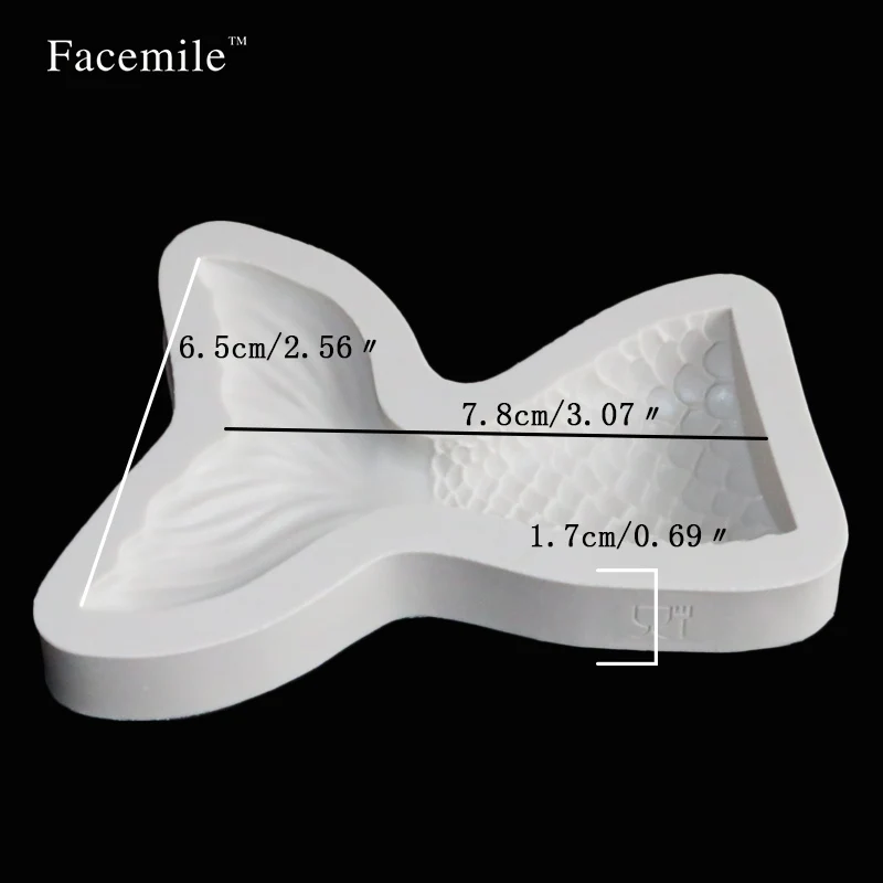 Facemile 5 шт. черепаха с рыбьим хвостом дельфин море животное силикон сахарное желе