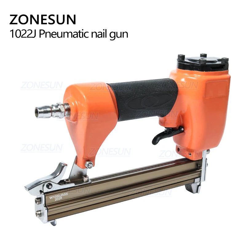 ZONESUN ZS 1022 строительный пистолет пневматический микропиннер гвоздезабивной без