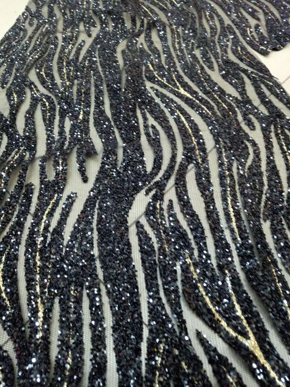 

5 ярдов, последняя модель, блестящая кружевная ткань с ручным принтом для индийского нигерийского вечернего платья