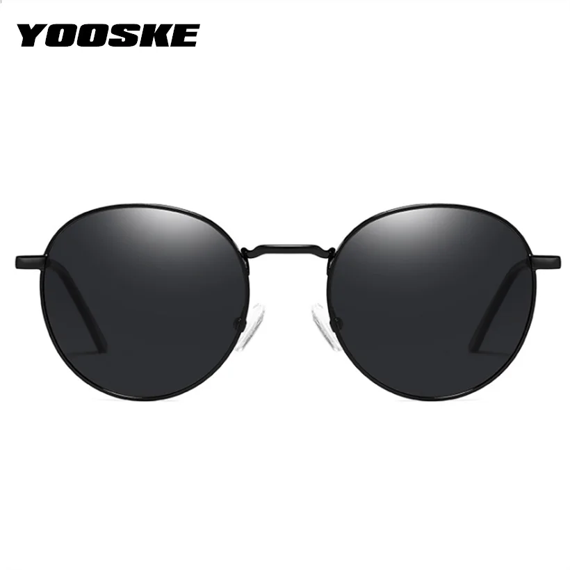 Поляризованные солнцезащитные очки YOOSKE женские винтажные Круглые