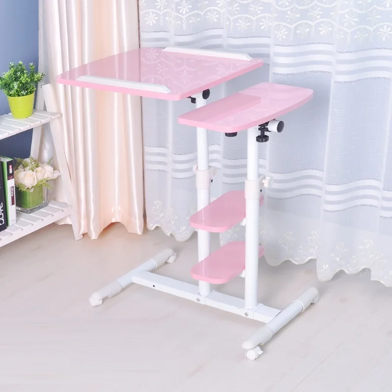 MODEL H Tavolo Escrivaninha ноутбук Escritorio Biurko Bureau Meuble офисная Регулируемая подставка для ноутбука Mesa Tablo стол компьютерный стол для учебы - Цвет: MODEL H