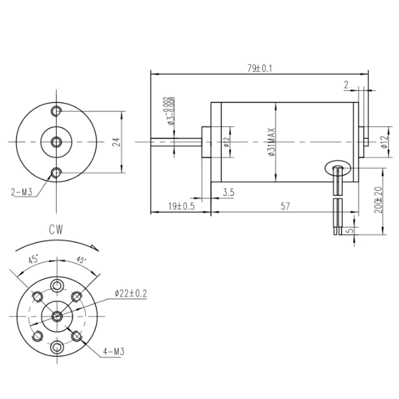 3162Z постоянный магнит DC углеродная щетка мотор микро регулирование скорости