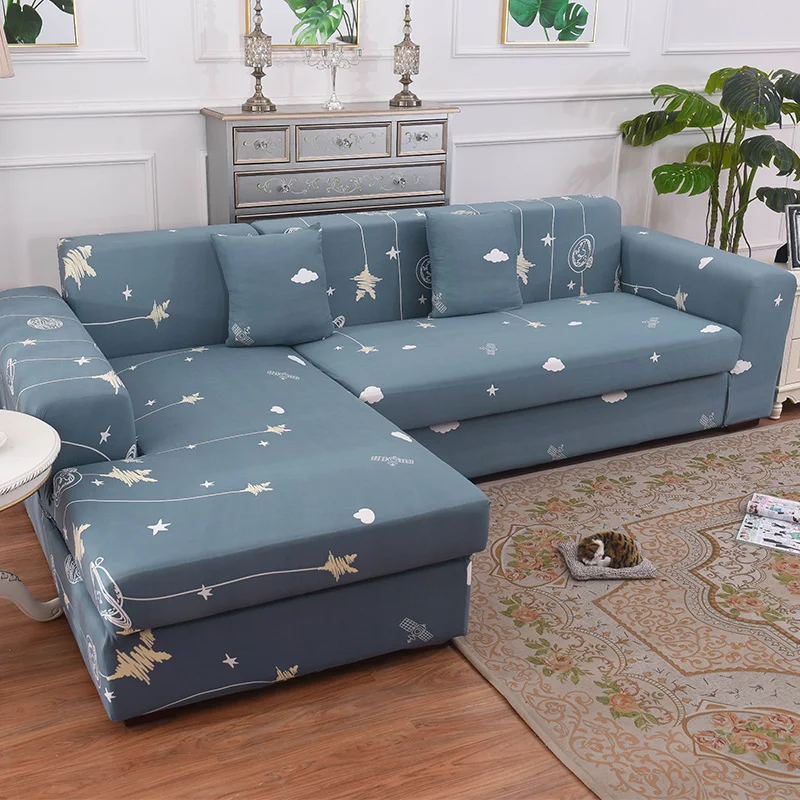L-образный диван-крышка стрейч секционный диван Обложка Чехлы для Гостиная Housse