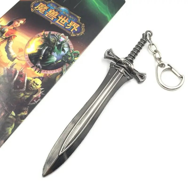 WOW коллекция брелок 12 см модель оружия король лича Frostmourne The orde Alliance для игры Сувениры для поклонников подарки