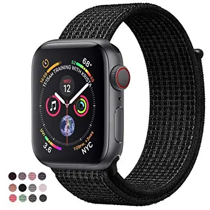 Наручных часов Apple Watch, версии спортивные нейлоновая петля ремешок для Apple Watch Watch4/3/2/1 ремень Легкий дышащий материал ремешок для iwatch Series44/42/40/38 мм