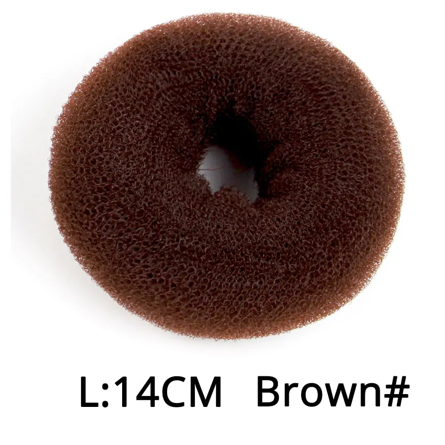 L Brown Leeons S/M/L машина для изготовления булочек для волос, аксессуары для волос, инструменты для укладки, сделай сам, волшебная булочка, французский инструмент для волос, 3 цвета - Цвет: L Brown