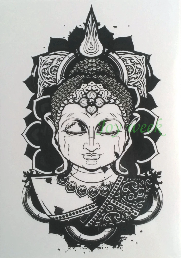 Водостойкая Временная тату-наклейка большого размера китайские тату-наклейки