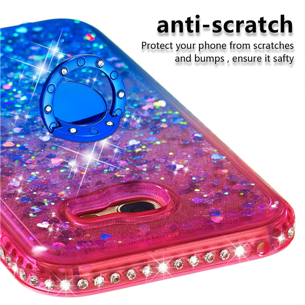 Quicksand bling Phone Case For Samsung Galaxy A5 2017 Cover TPU Back A520F 5.2" |