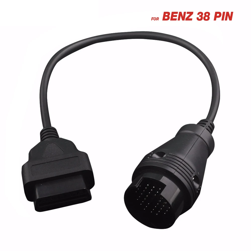 Диагностический кабель для Mercedes 38Pin адаптер для 16Pin OBD OBD2 разъем для Mercedes диагностический инструмент адаптер Benz38 Pin OBD2