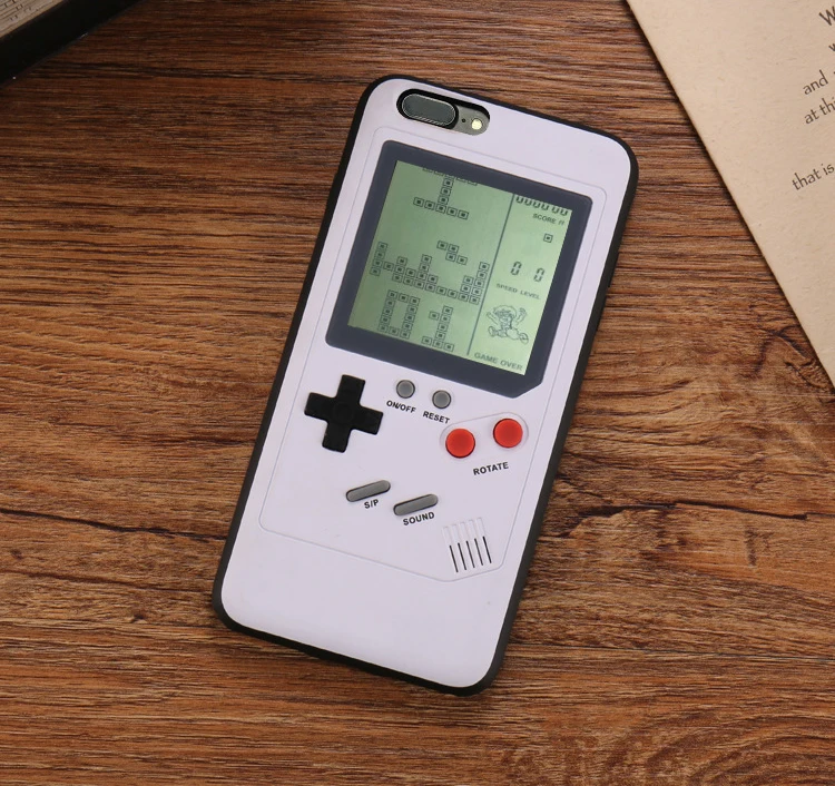 Ninetendo Gameboy Tetris чехол для iPhone X 7 8 Plus Ретро игровая консоль чехол для iPhone 6 6 S плюс подарок плотный чехол
