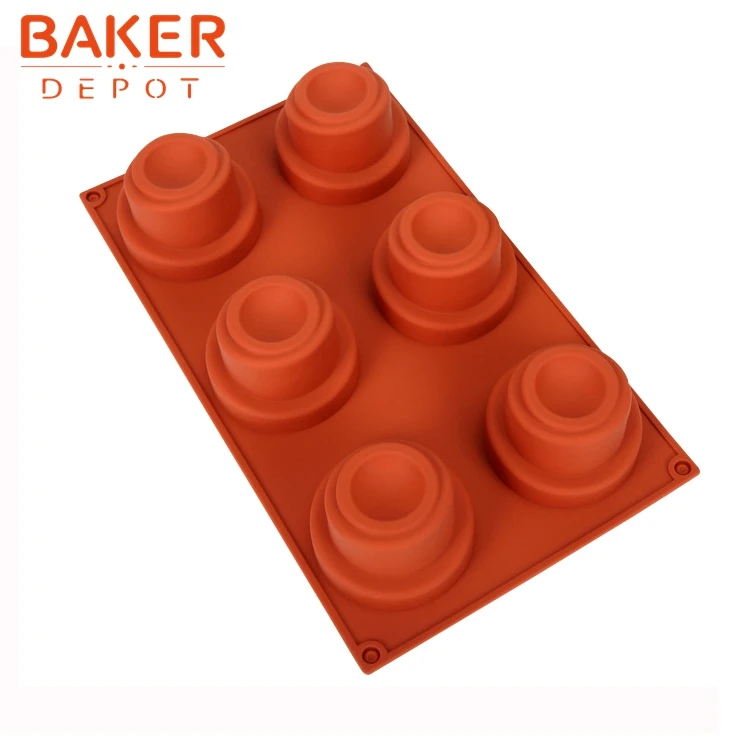 BAKER DEPOT силиконовая форма для торта ручная работа Мыло Форма 6 решеток цветок