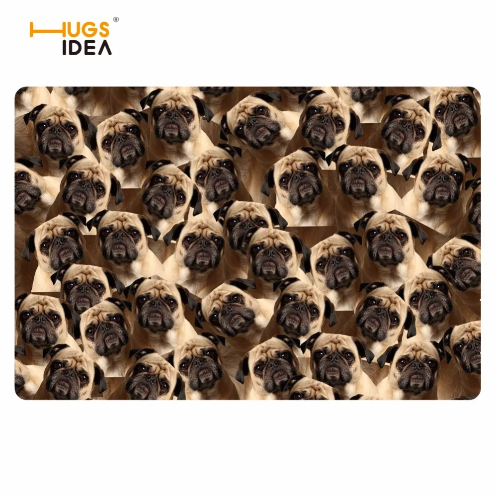 HUGSIDEA резинковый ковёр передний коврик тонкий Придверный милый 3D животных собака