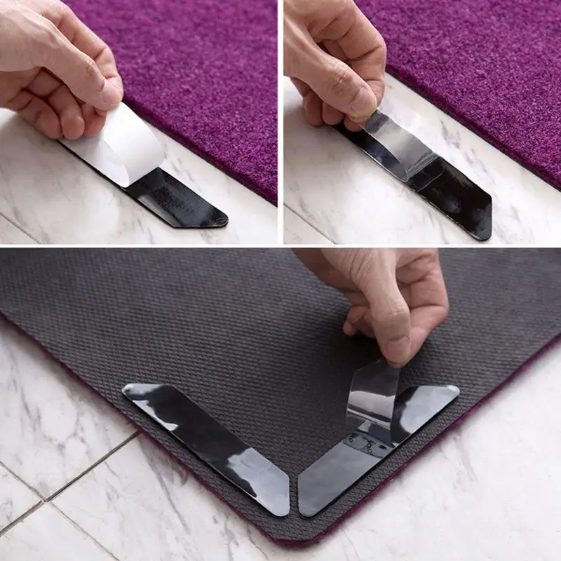 Anti Curling And Non Slip Rug Gripper.Make Your Corners Flat Do Not Move Freely.Premium Carpet Gripper For Y | Дом и сад