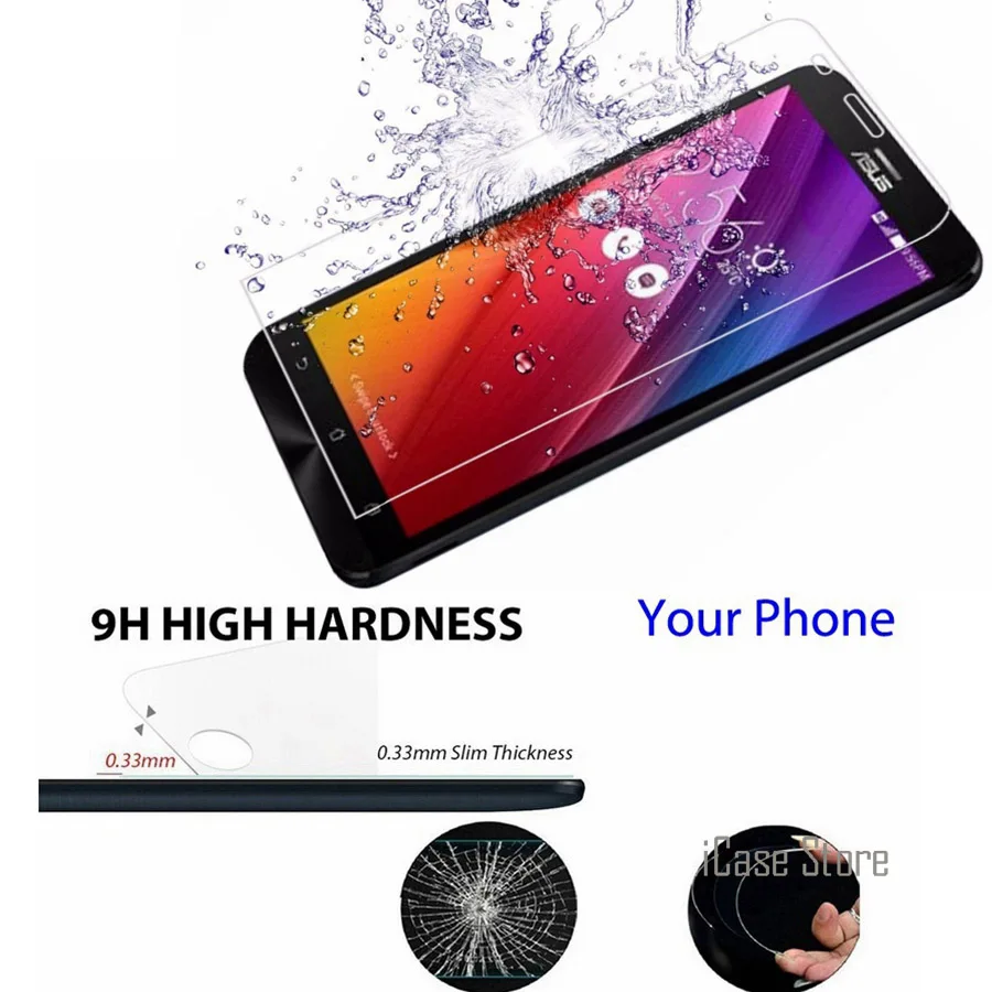 Для ASUS ZB500KG закаленное стекло glas sklo для ZenFone GO Защитная пленка экрана an on zb 500 кг