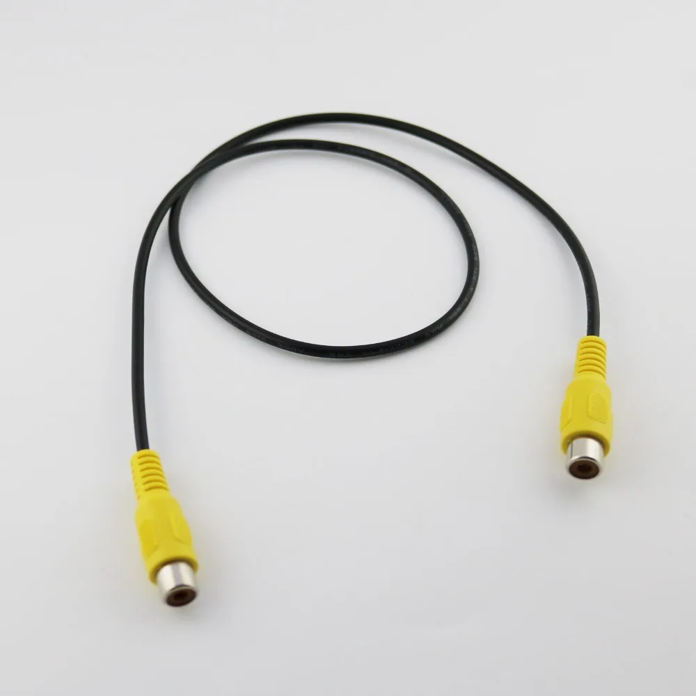 10x RCA Phono Female to Jack Аудио Видео адаптер Коннектор Удлинительный кабель черный 60