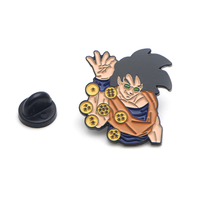 DMLSKY Dragon Ball Косплей булавка Сунь Укун эмалированные булавки и броши-значки для лацкана рюкзак сумки значок одежда украшения подарки M3474