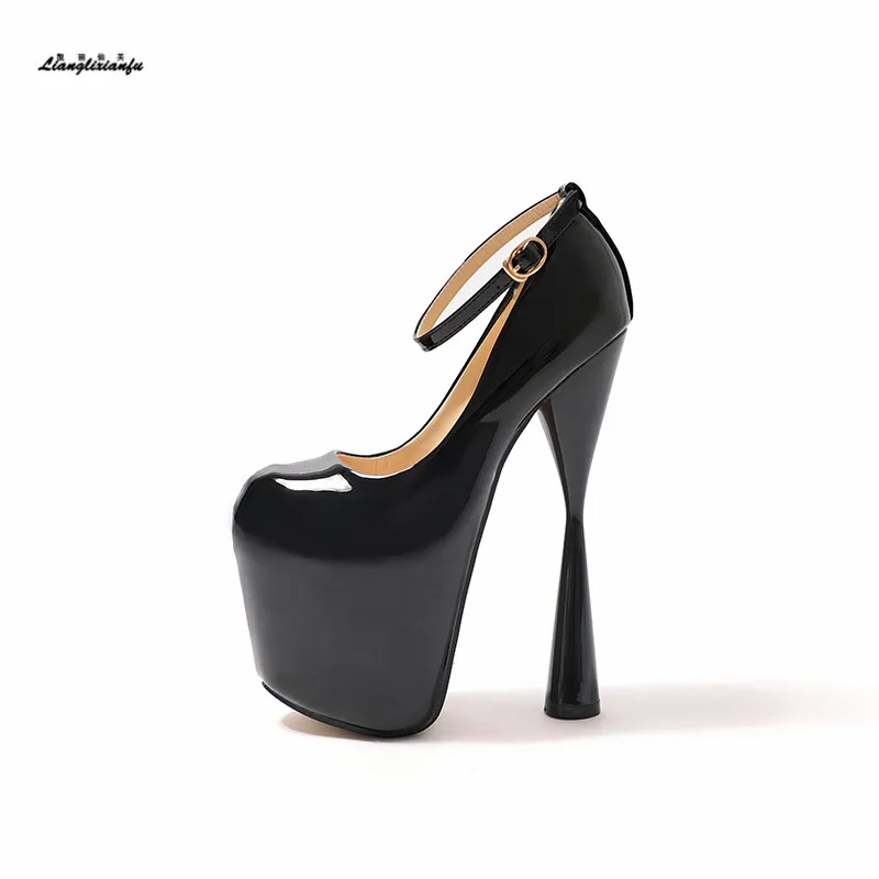 Большие размеры: 34 46 47 zapatos mujer Plataforma/19 см Escarpins туфли на каблуке в необычном стиле