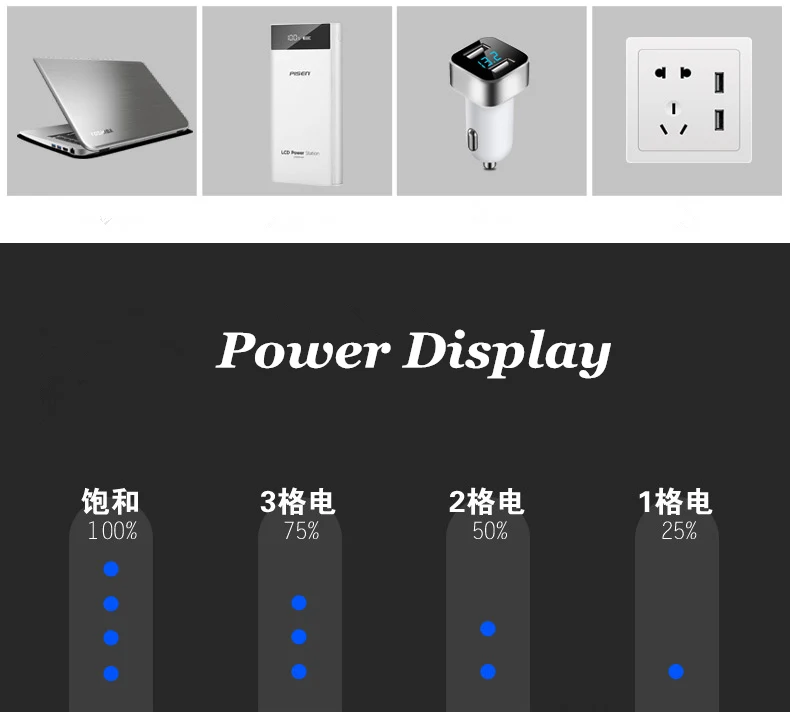 Индуктивная двойная дуга USB Зажигалка перезаряжаемая электронный светодиодный дисплей питания сигаретная плазма Palse Pulse Thunder зажигалка