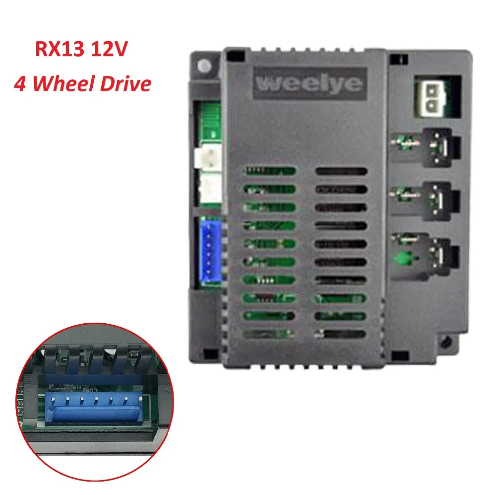 WEELYE Детский Электрический игрушечный автомобиль 2,4G Bluetooth пульт дистанционного управления, 12 В и 6 в блок управления с функцией медленного запуска передатчика