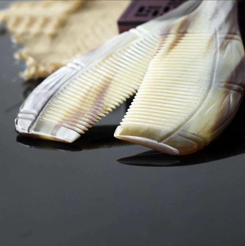 Высококачественная резная Удобная расческа для волос с натуральными линиями