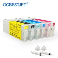 6colorset t7811 t7811 t7816 empty refillable ink cartridge with chip for fujifilm frontier s dx 100 fuji dx100 printer 200mlpc