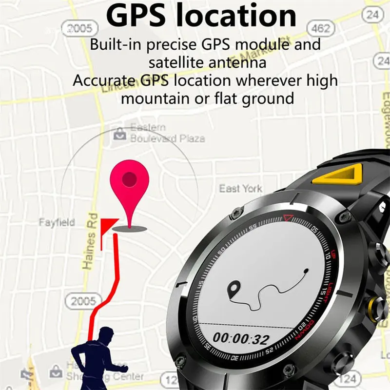 Смарт браслет GPS Для Мужчин's Браслет сердечный ритм измерять кровяное Давление