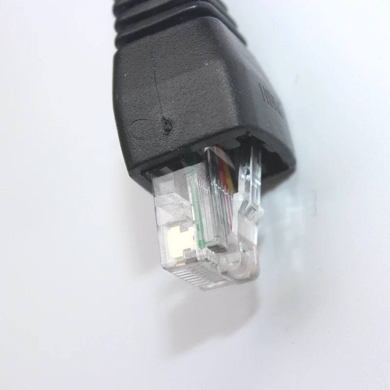 10pcs DIY 6 Pin MH-67A8J Hand microphone line for YAESU VX2108 VX2208 VX2508 New Black