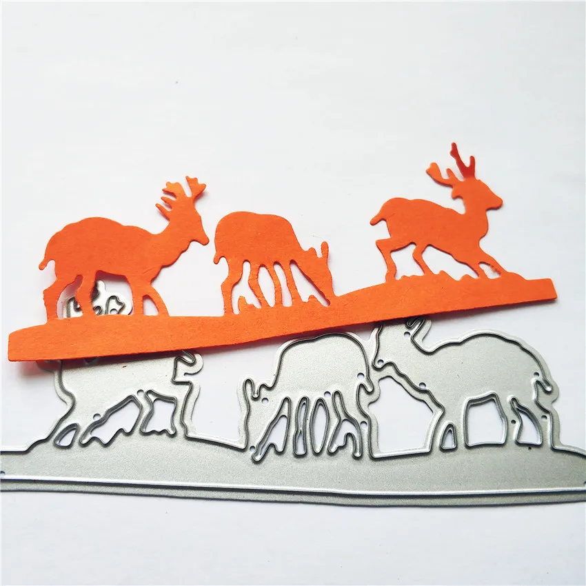 PANFELOU The deer family металлическая бумага для рукоделия высекальные штампы