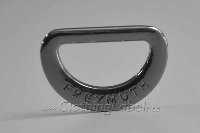 Пользовательские металлические этикетки для сумок одежды обуви выгравированный