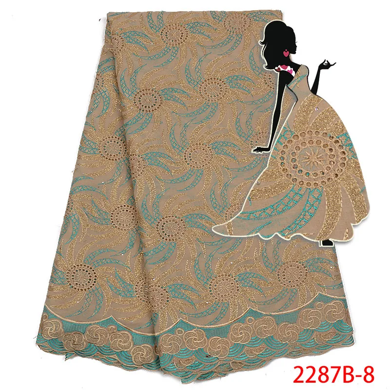 Nigerian Swiss Voile Cotton Lace Fabric 2019 Wine African In Switzerland High Quality Dry AMY2287B-2 | Дом и сад