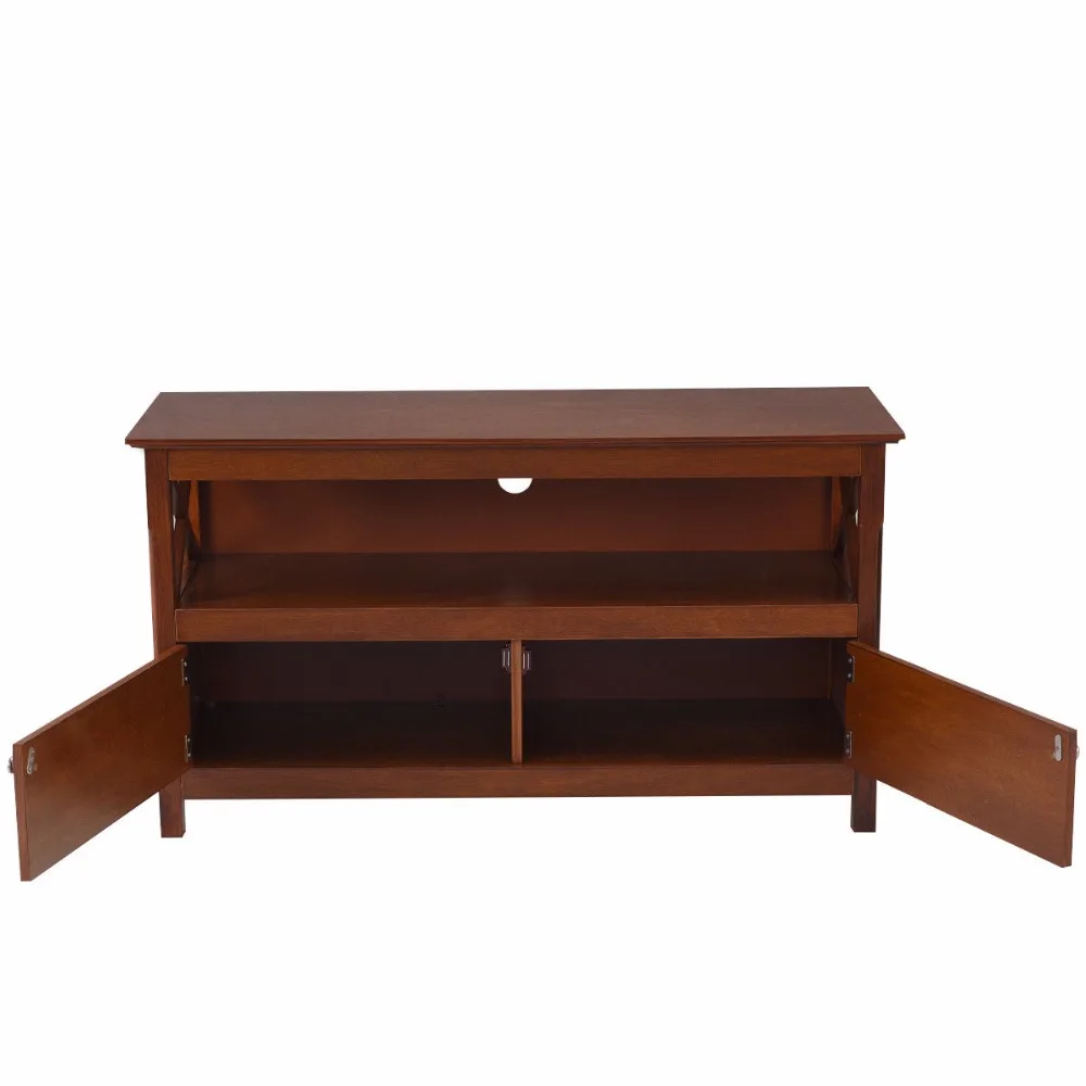 

Giantex Modern TV Stand Living Room Console Wooden Storage Cabinet Shelf Media Center Television Stand HW57048
