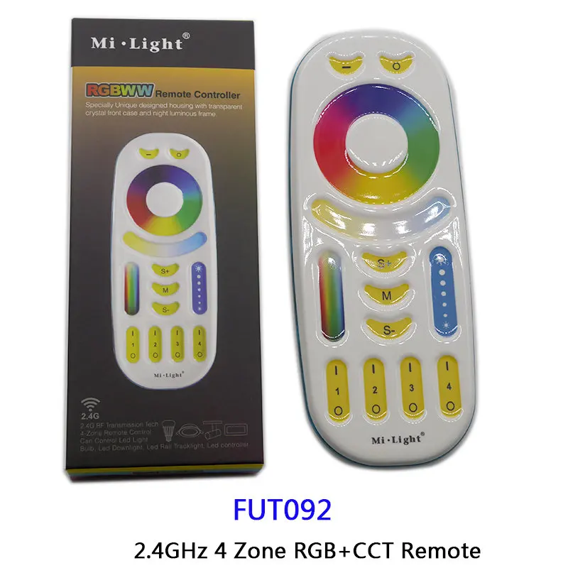 FUT092 Remote Miboxer 6 Вт 9 Вт 15 Вт RGB+ CCT светильник для газона водонепроницаемый IP65 Открытый 24 в 110 В 220 В садовый светильник ing FUTC01/FUTC02/FUTC03/FUTC04 - Испускаемый цвет: FUT092 Remote