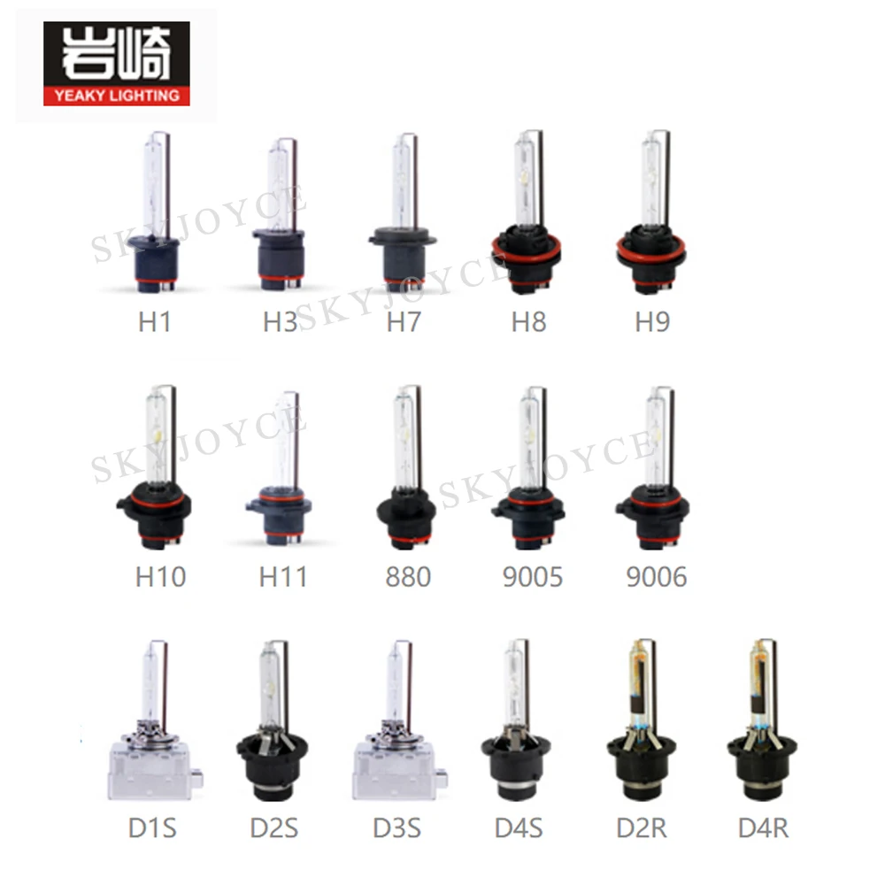 Оптовая продажа Оригинальная лампа Yeaky HID Fast Bright 35 Вт Xenon H1 H3 H7 H11 9005 9006 4500K 5500K 6500K D2H