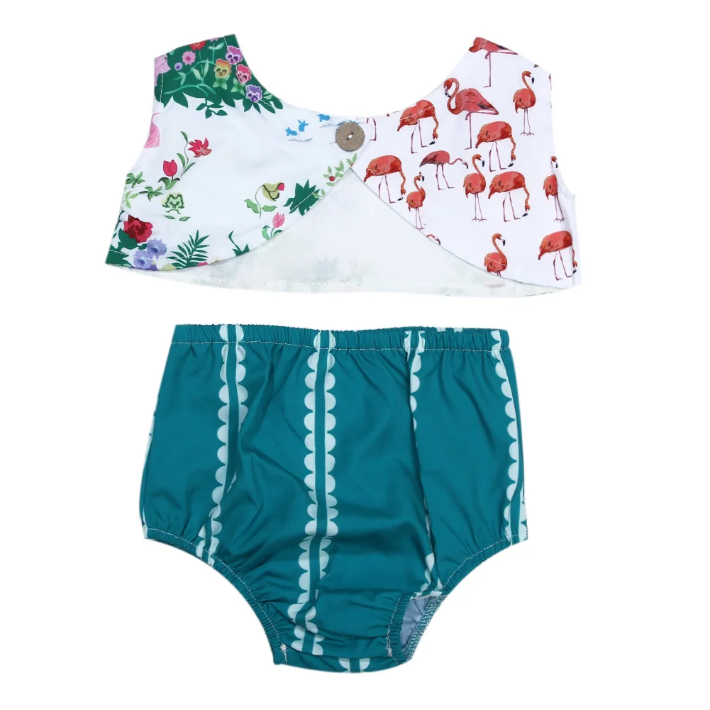 Коллекция 2017 года летняя одежда для маленьких девочек комплект из 2 предметов