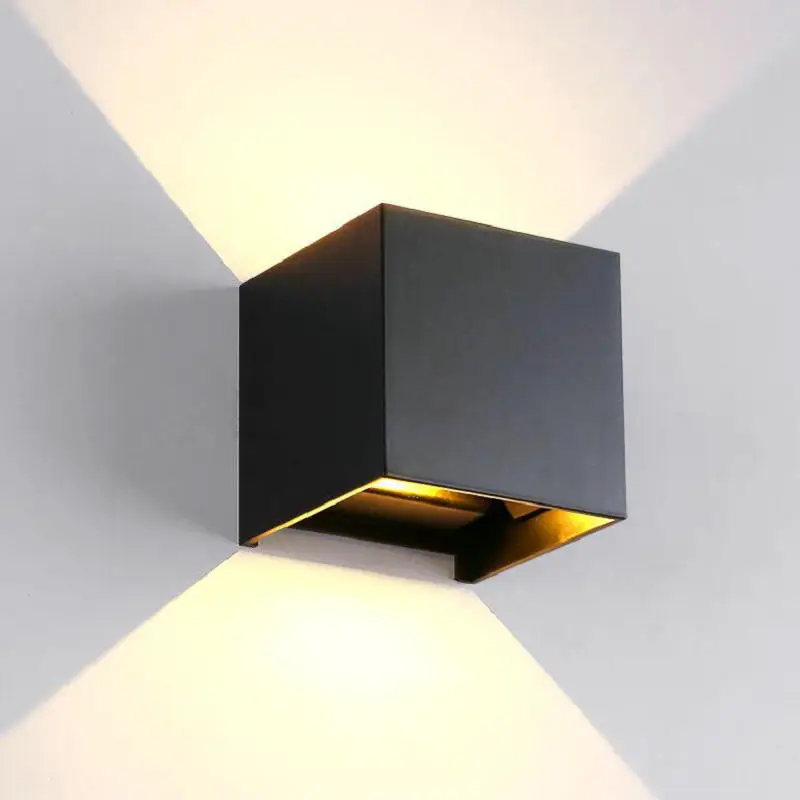 20W светодиоидная лампа с регулируемой яркостью COB современный краткое Cube