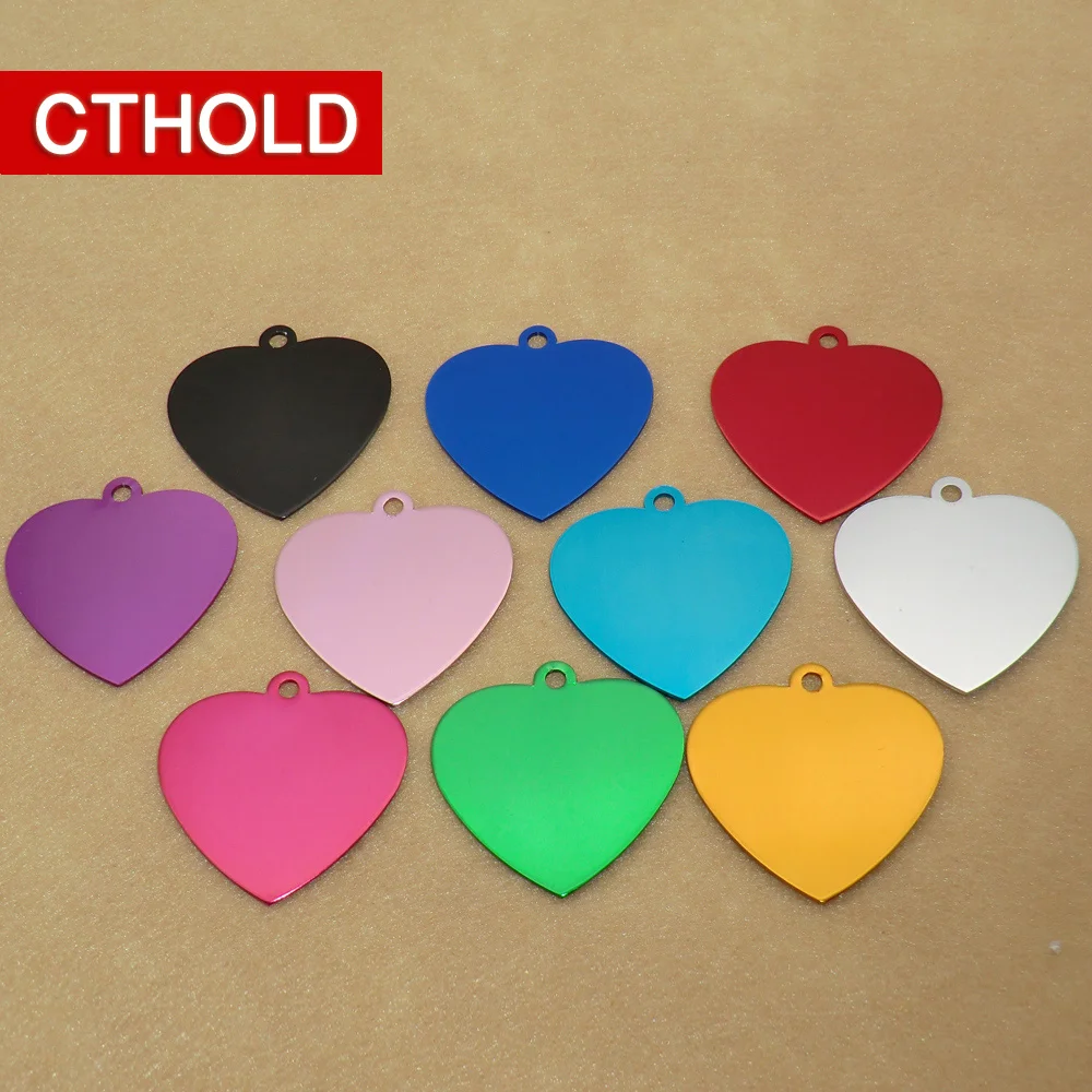 CTHOLD 100 шт. ярлыки с надписью Love ошейник для собак кошек сердечек аксессуары