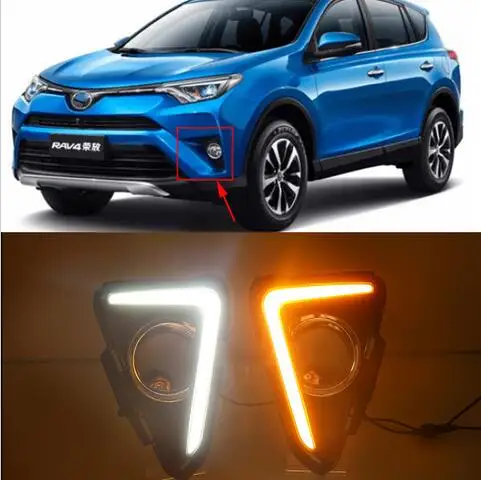 2016 ~ 2017 RAV4 дневсветильник автомобильные аксессуары светодиодный
