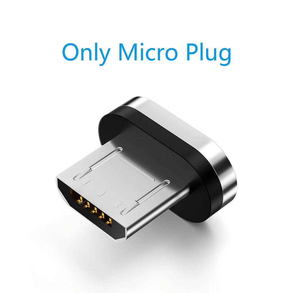 Only Micro Plug Магнитный кабель MANTIS 3A Micro usb type-C для iPhone, samsung, Xiaomi, 3 в 1, кабель для быстрой зарядки и передачи данных для мобильных телефонов - Цвет: Only Micro Plug
