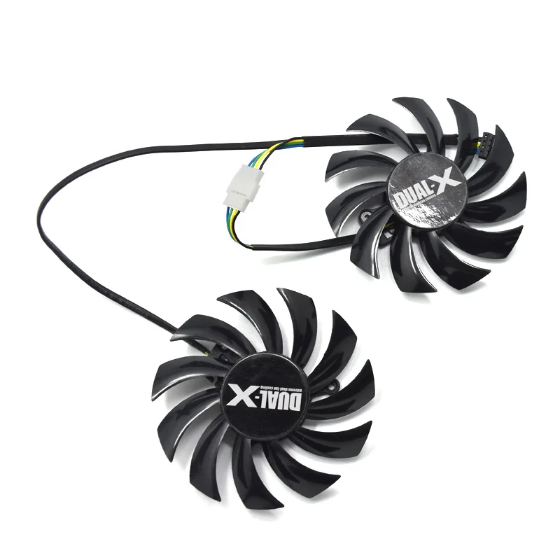 Вентилятор 75 мм FD7010H12S Dual X HD7850 4 контактный кулер для замены Sapphire 1 ГБ GDDR5 HD 7850 карты