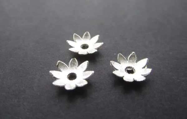 

50pcs/lot Zinc Alloy Antique Silver & Bronze color Bead Caps Fit 10mm BeadsJewelry Findings Making End Caps