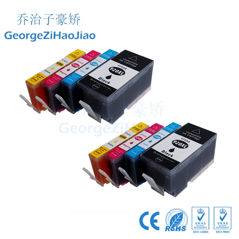 8 шт. 920XL чернильный картридж совместимый для hp920 OfficeJet 6000 6500 6500A/7000/7500/7500A