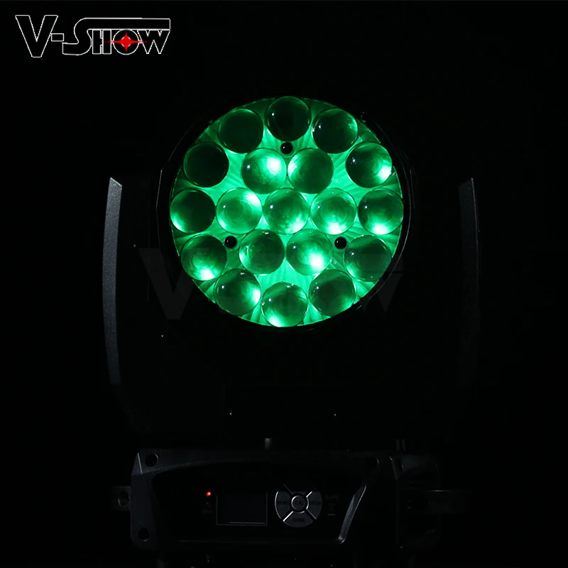 Vshow 2 шт. AURA 19x15 Вт RGBW 4 в 1 светодиодный луч моющийся движущийся головной свет с
