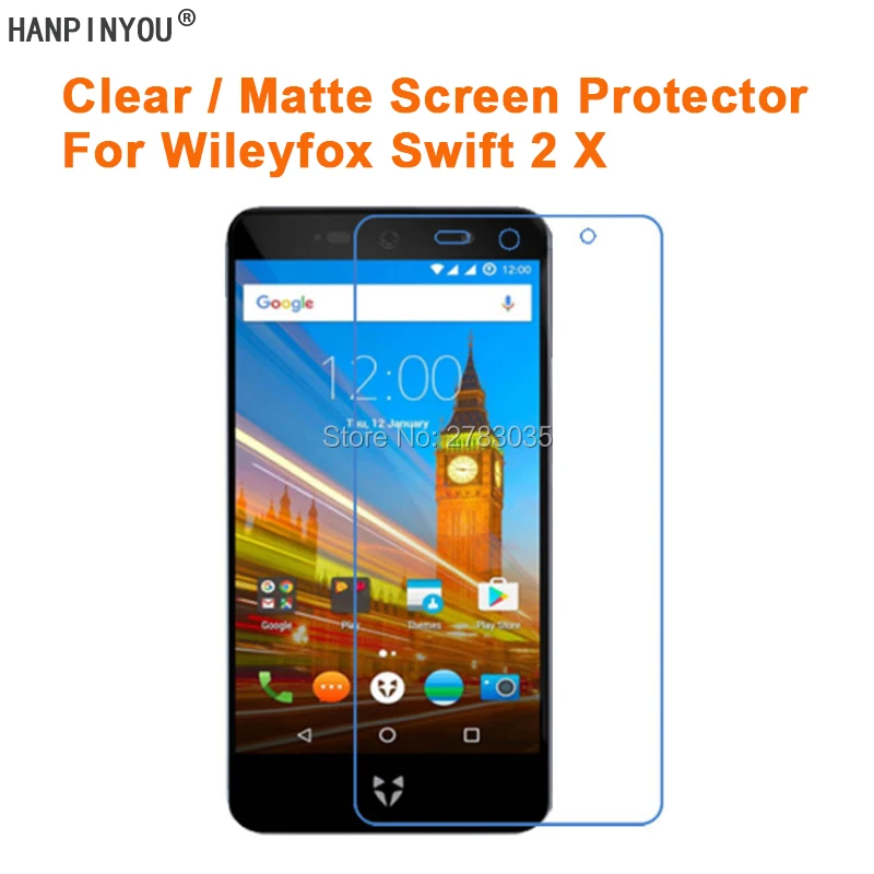 Для Wileyfox Swift 2X 2X5 2 дюйма прозрачная глянцевая/Антибликовая матовая защитная