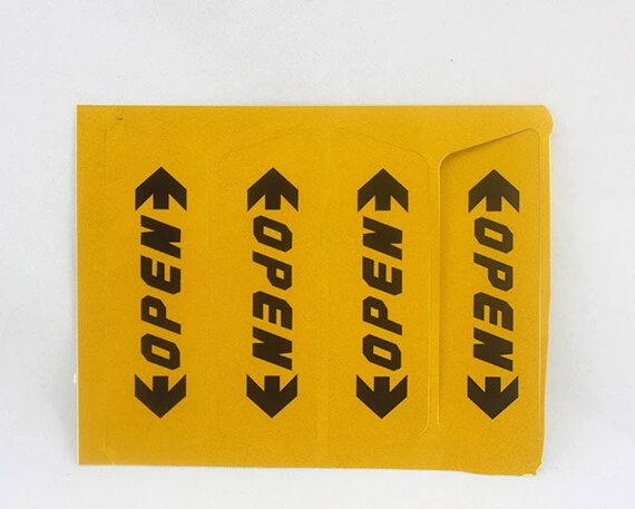 rete OPEN letter car sticker auto safe yellow warning reflection automobile accessory parts | Автомобили и мотоциклы
