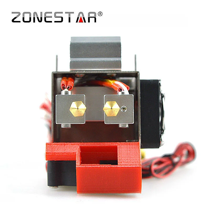ZONESTAR Новое поступление 3D принтер двойной/смешанный экструдер обновление